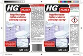 HG TOILETRUIMTE REINIGER 500ML - 2 10 20 30 40 50 60 70 80 90 100 110 117 - 279059