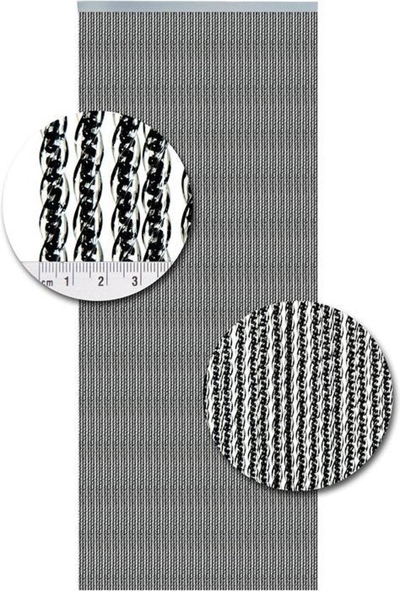 VLIEGENGORDIJN VENETIE ZWART 100X240CM - 2 10 20 30 40 50 60 70 80 90 100 110 120 130 140 150 160 170 180 190 200 210 220 230 240 241 - 415338