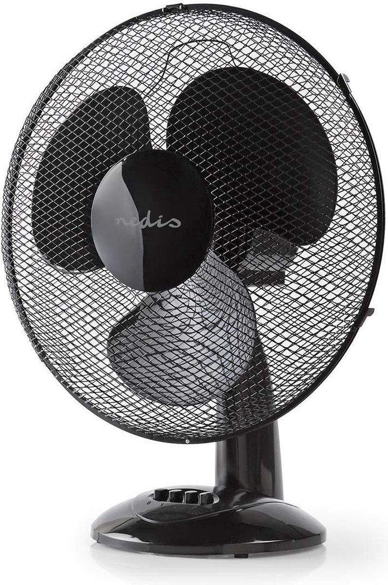 NEDIS TAFEL VENTILATOR 40CM ZWART - 2 10 20 30 40 50 60 70 80 90 100 110 120 130 140 150 160 170 180 190 200 210 220 230 240 250 251 - 514253