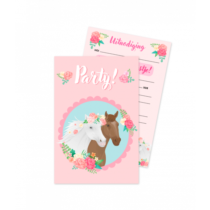 UITNODIGINGSKAARTEN PAARDEN 6 STUKS - 2 10 20 30 40 50 60 70 80 90 100 110 120 130 140 150 160 170 180 190 200 210 220 230 240 250 260 270 280 290 300 310 316 - 534286