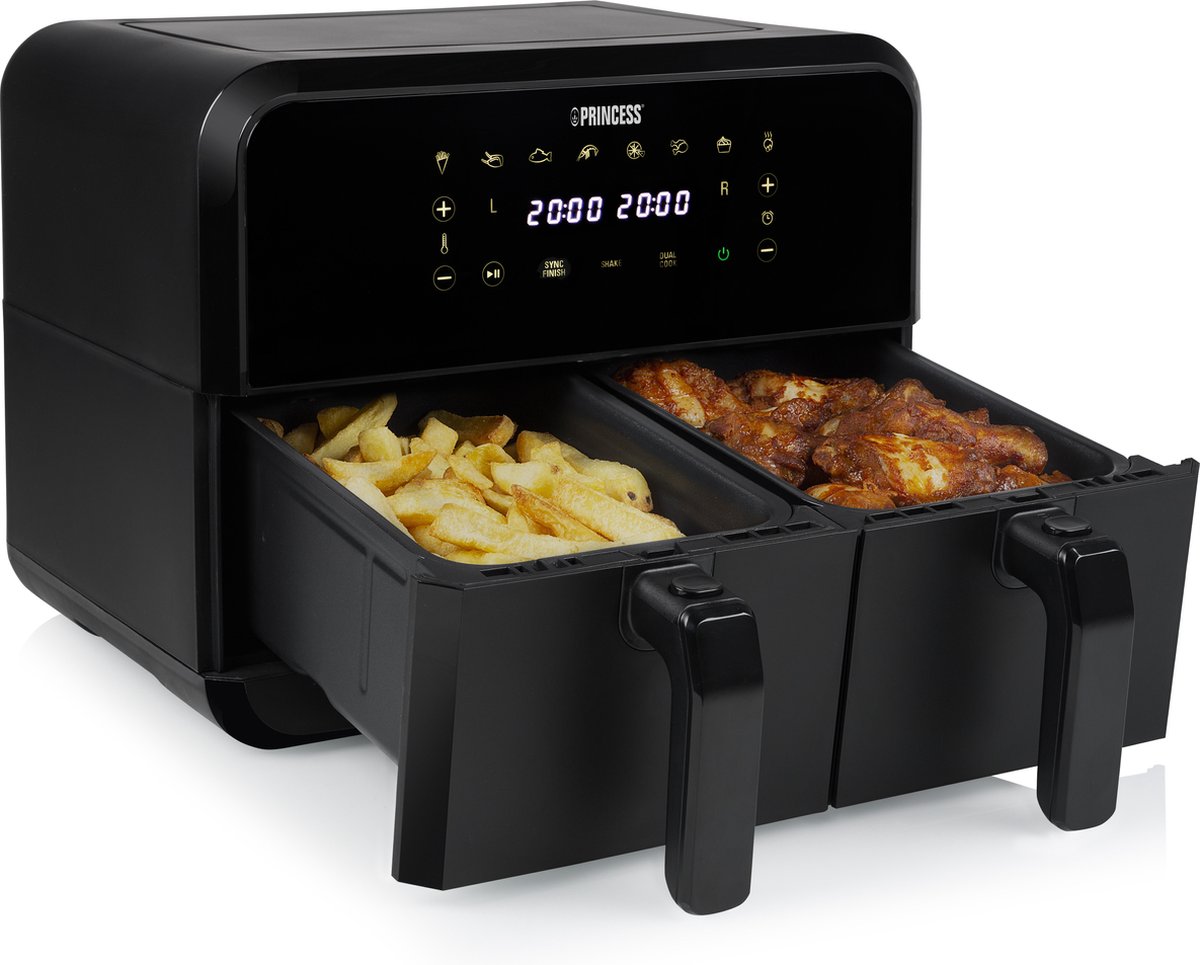 PRINCESS DUBBELE AIRFRYER 2 x 4 L 8 PROG - 2 10 20 30 40 50 60 70 80 90 100 110 120 130 140 150 160 170 180 190 200 210 220 230 240 250 260 270 280 290 300 310 319 - 534501