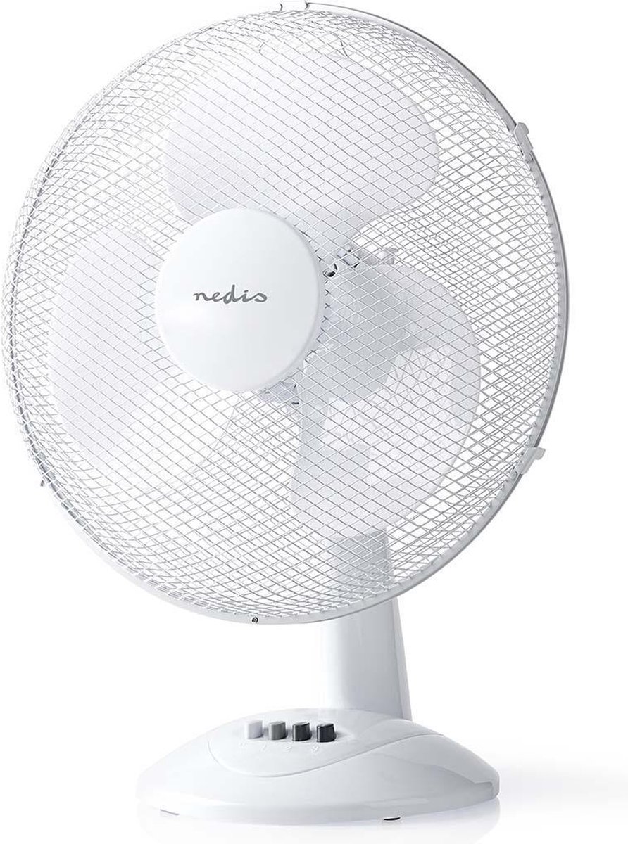 NEDIS TAFEL VENTILATOR 40CM WIT - 2 10 20 30 40 50 60 70 80 90 100 110 120 130 140 150 160 170 180 190 200 210 220 230 240 250 - 514251