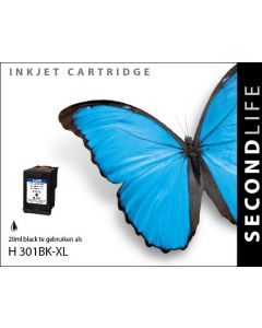 CARTRIDGE HP 301 XL BLACK - 200 8 - 411058