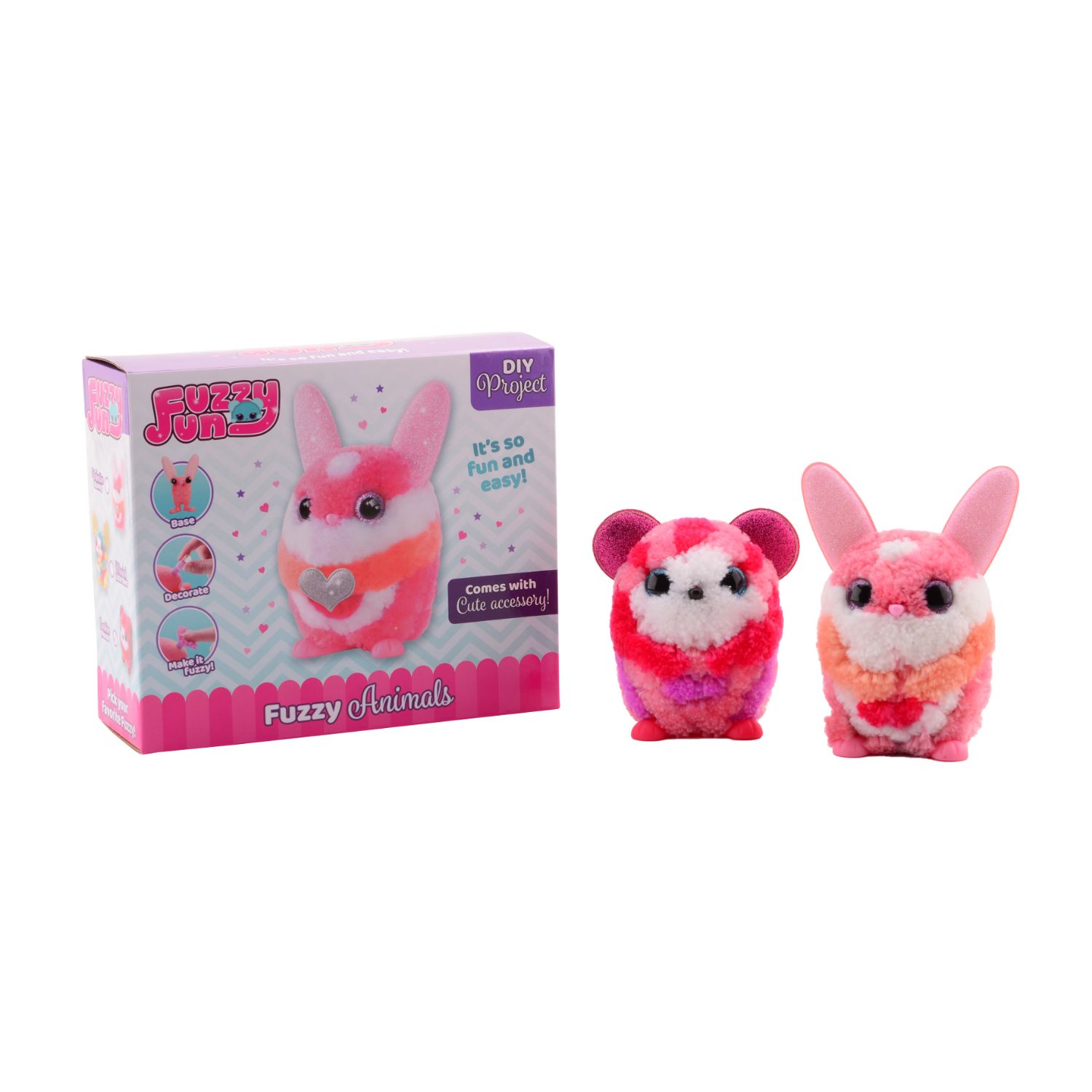 FUZZY FUN DIEREN GROOT ASS - 259 7650 - 516044