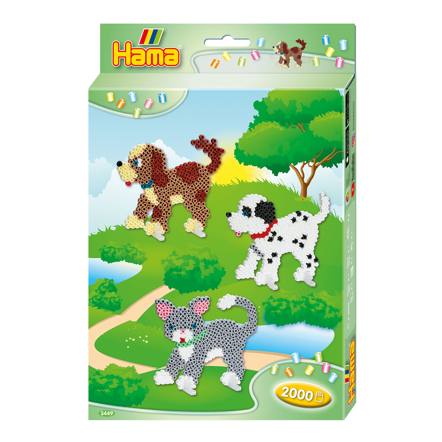 HAMA STRIJKKRALEN DIEREN 2000 DELIG - 267 3449 - 535194