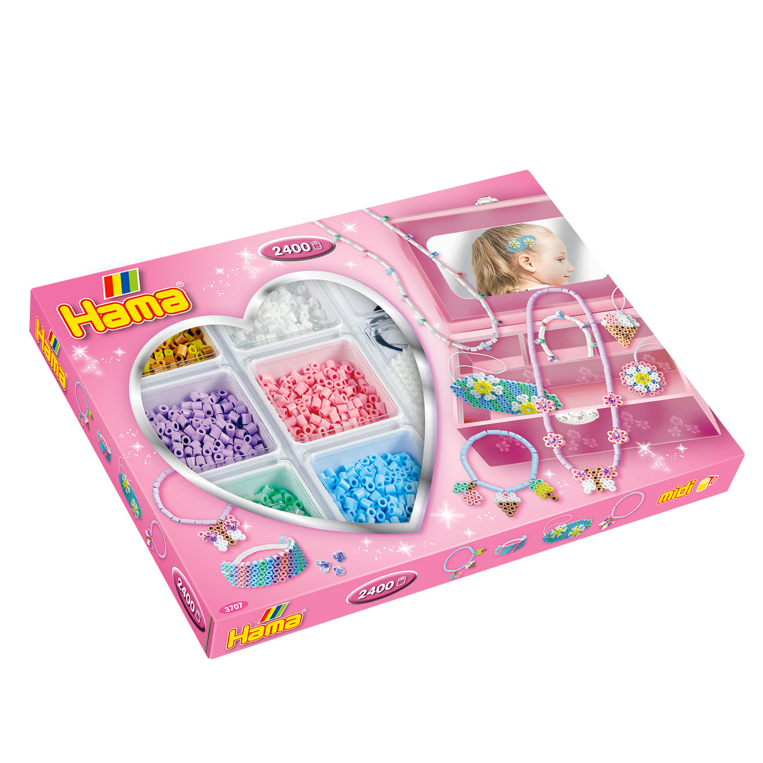 HAMA STRIJKKRALEN ACTIVITY BOX ROZE 2400 - 267 3707 - 533255