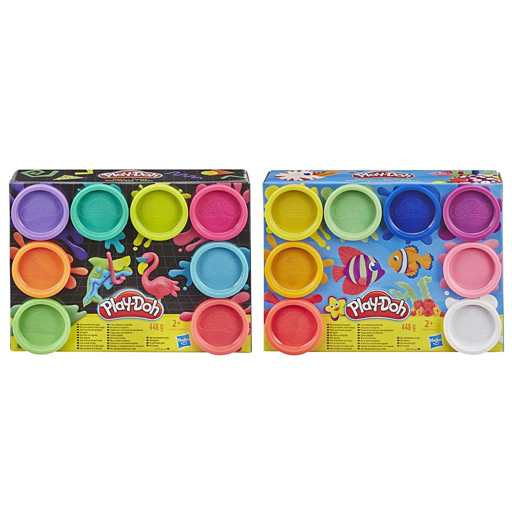 PLAYDOH 8-PACK REGENBOOG ASS. - 275 5044 - 510910