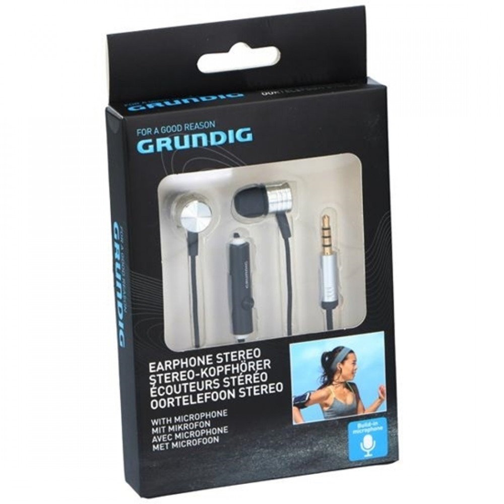 GRUNDIG OORDOPJES MET MICROFOON - 29576 - 529577