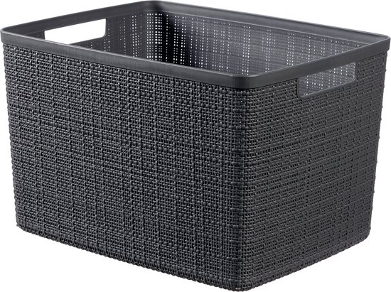 CURVER JUTE MAND L 20L DONKERGRIJS - 3 10 20 30 40 50 60 70 80 90 100 110 120 130 140 150 160 170 180 190 200 210 217 - 530449