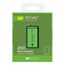 GP OPLAADBAAR. 9V LR61 200MAH 1STUKS - 3 5 - 204956