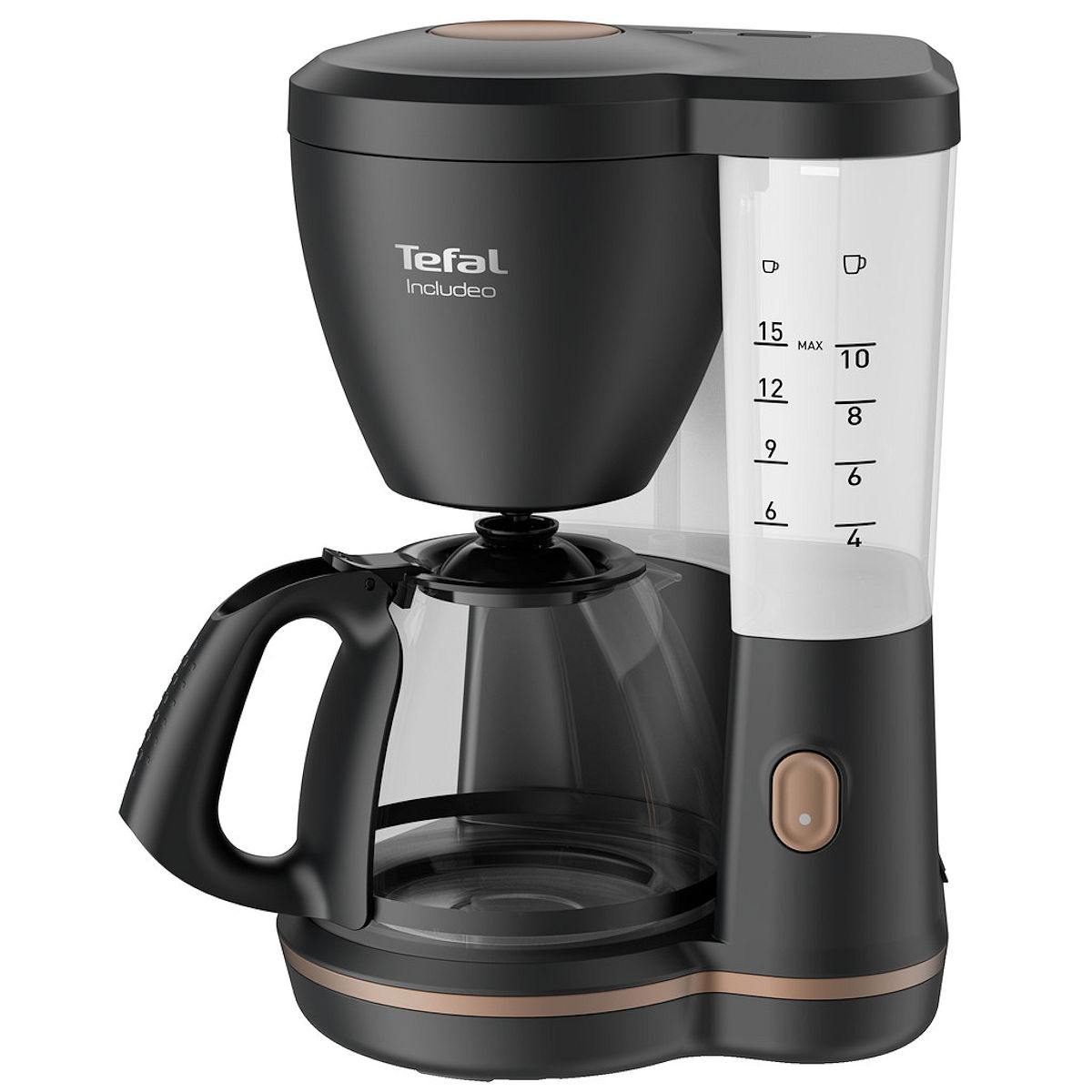 TEFAL KOFFIEZETAPPARAAT ZWART INCLUEDO - 3045387243418 - 526312