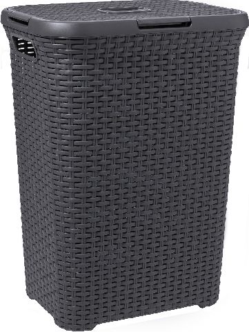 CURVER WASBOX 60L RATTAN ANTRACIET - 3253920707031 - 263069