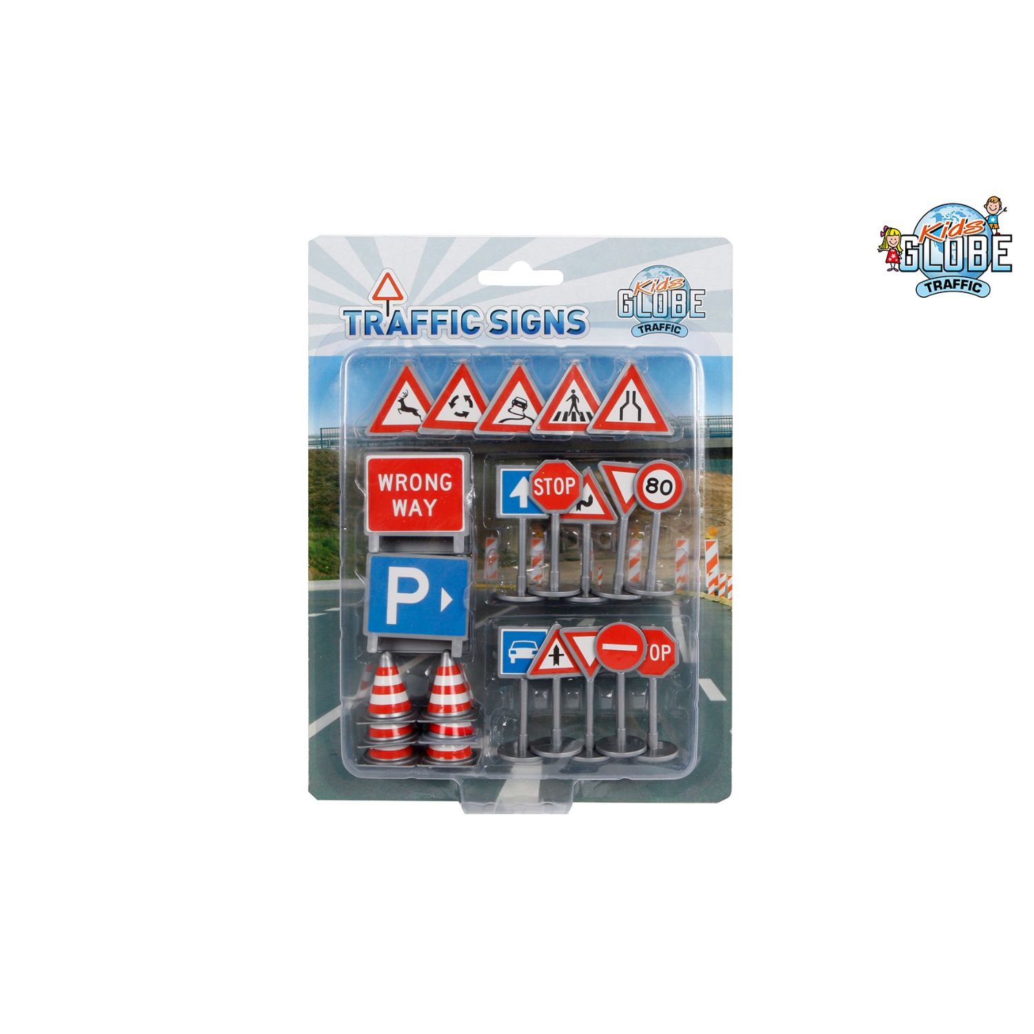 KIDS GLOBE 25 VERKEERSBORDEN - 339 0280 - 520579