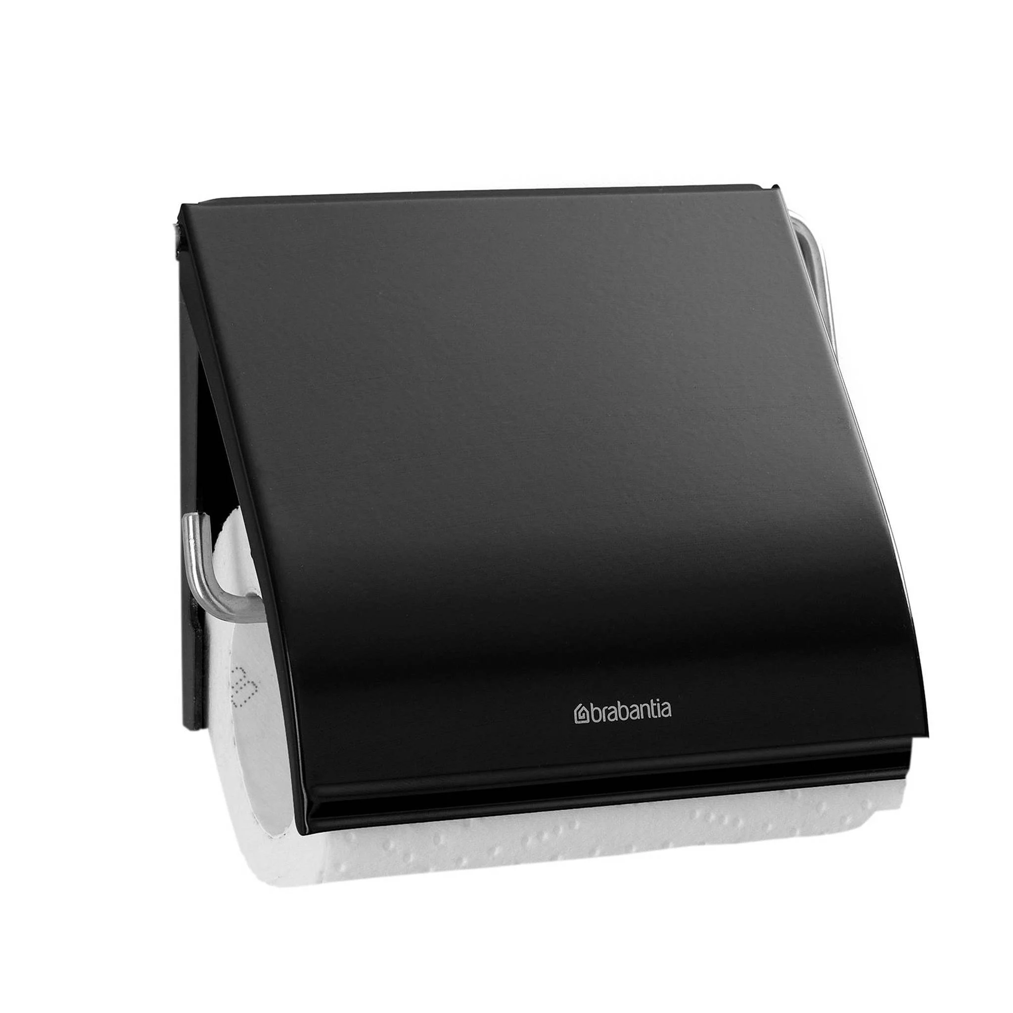 BRABANTIA TOILETROLHOUDER  KLEP ZWART - 339102 - 339102