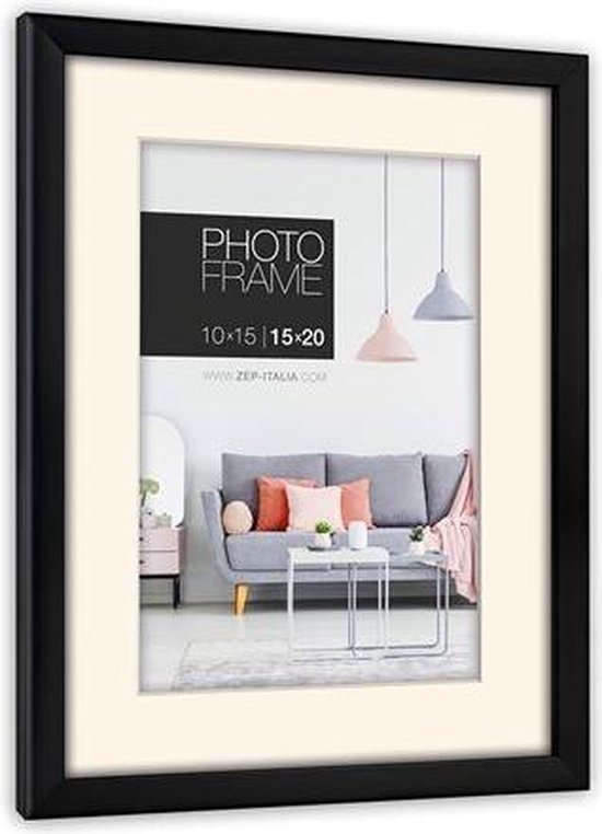 FOTOLIJST ZEP EDISON BLACK 20X30/30X40CM - 4 10 20 30 40 50 60 70 78 - 523139