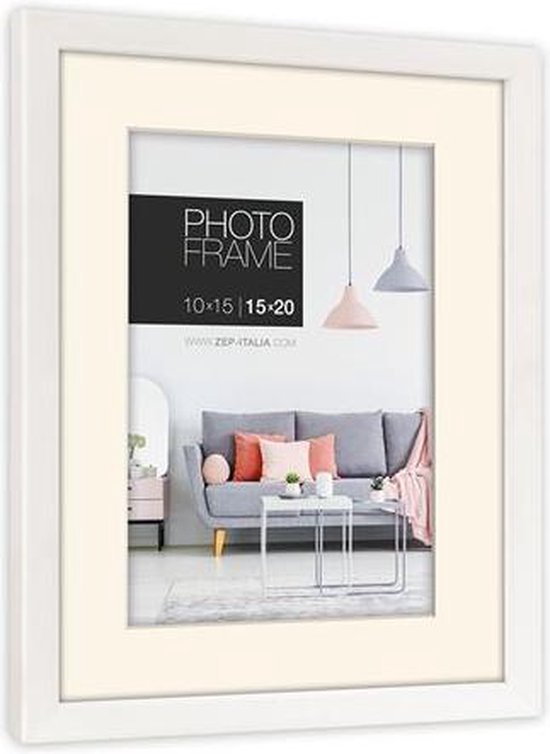 FOTOLIJST ZEP EDISON WHITE 10X15/15X20CM - 4 10 20 30 40 50 60 70 80 82 - 523142