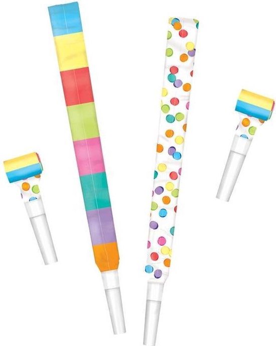 ROLTONGEN FESTIVE COLORS 6 STUKS - 4 10 20 30 40 50 60 70 80 90 100 110 120 130 140 150 160 170 180 190 200 210 220 230 240 250 254 - 291842