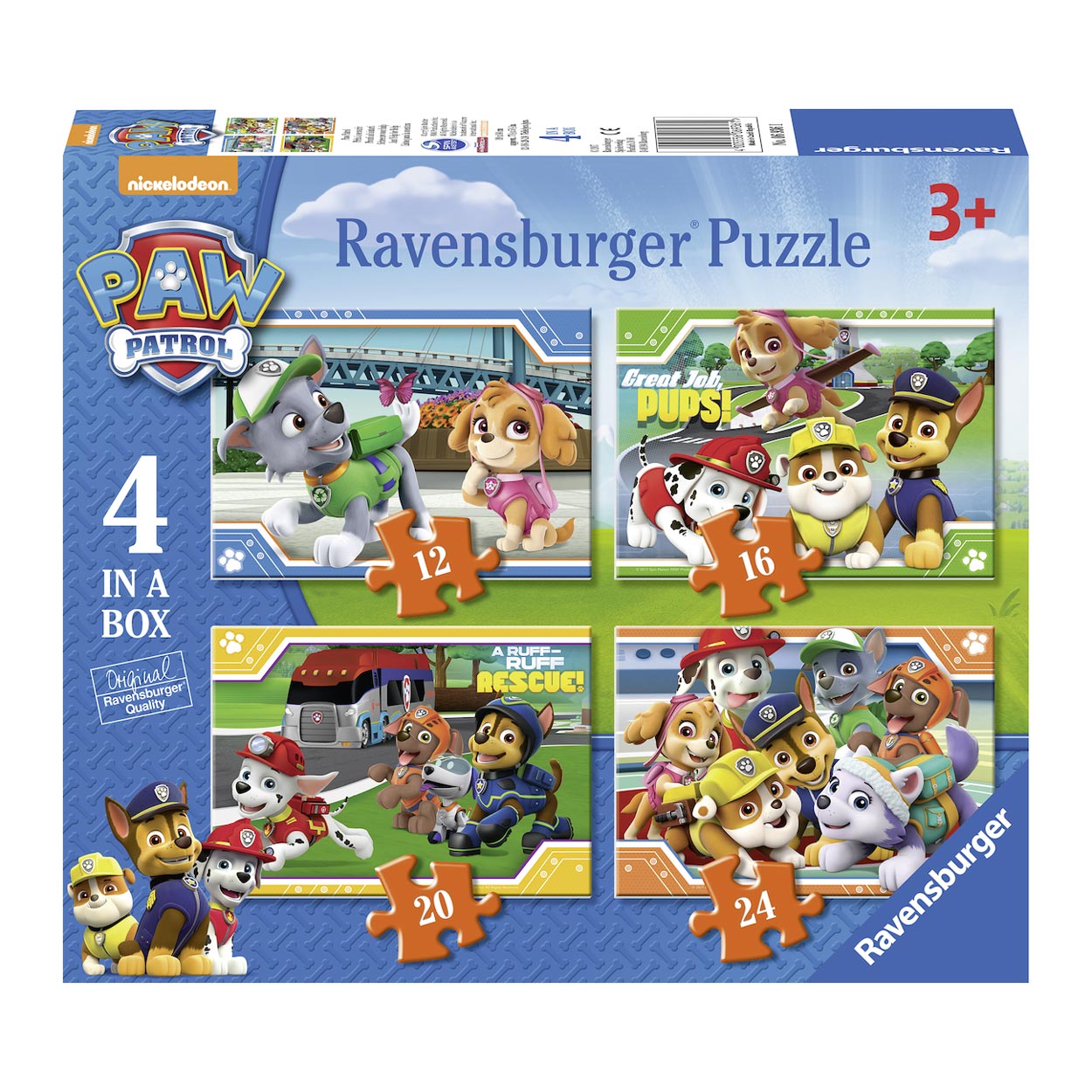 PUZZEL PAW PATROL 12-16-20-24 STUKJES - 4 10 20 30 40 50 60 70 80 90 100 110 120 130 140 150 160 170 180 190 200 210 220 230 240 250 260 270 280 290 300 310 320 330 340 350 360 370 380 390 400 410 420 430 440 450 456 - 527120