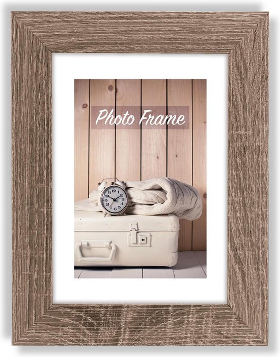 FOTOLIJST NELSON 5 BROWN 10X15CM - 4 10 20 30 40 50 60 70 80 90 95 - 526019