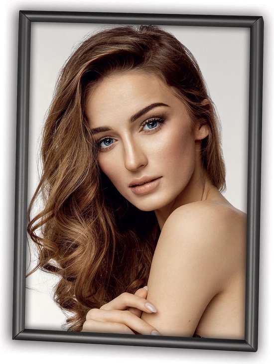 FOTOLIJST BLACK METAL 7X10CM - 4 10 20 30 40 50 - 504699
