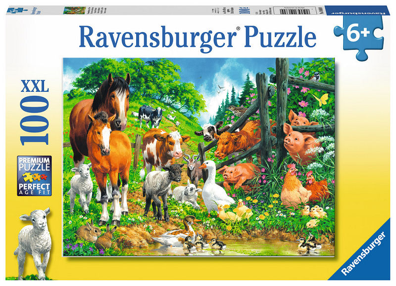 PUZZEL DIERENBIJEENKKOMST 100ST XXL - 4005556106899 - 509287