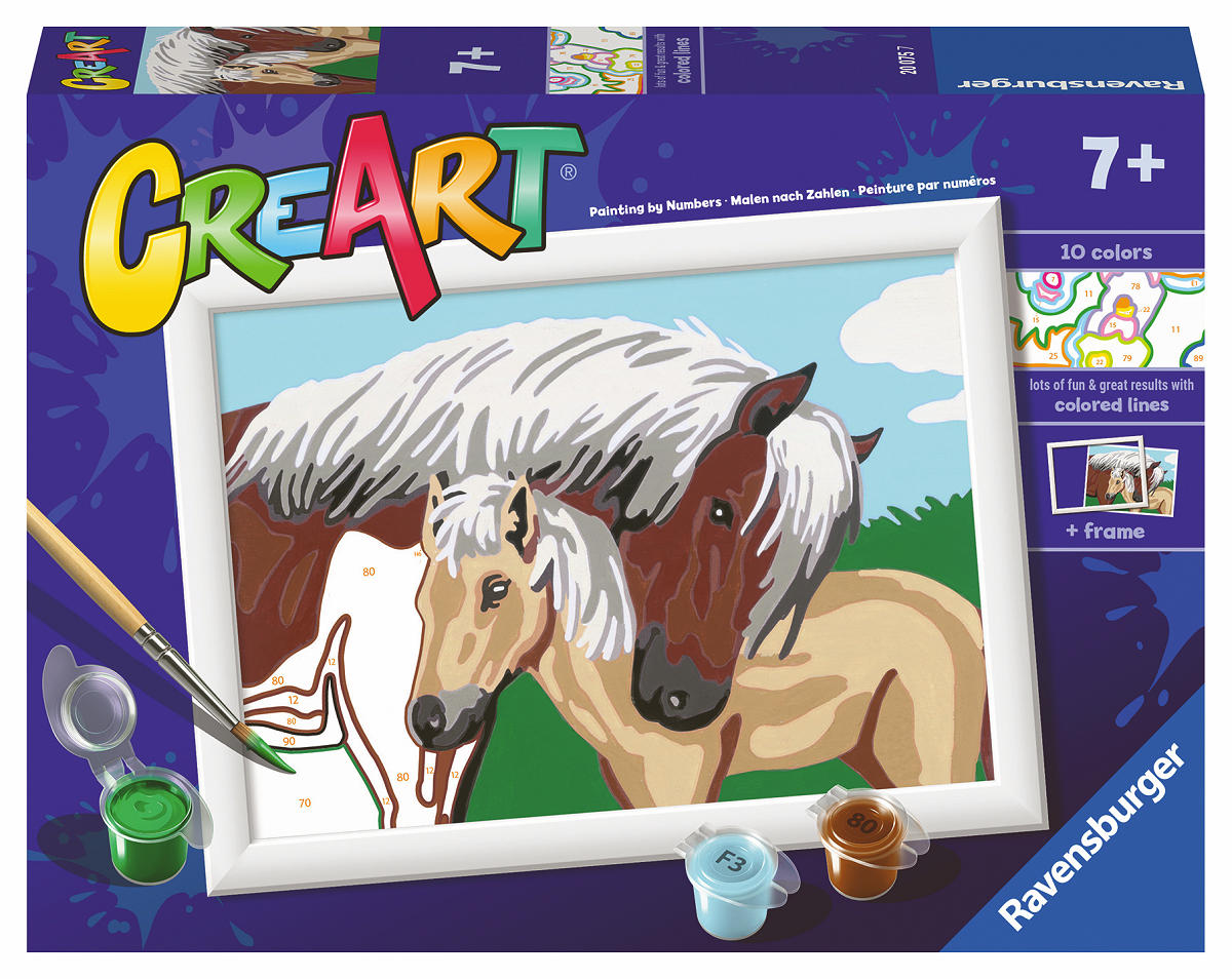CRE ART PAARD MET VEULEN RAVENSBURGER - 4005556200757 - 536174