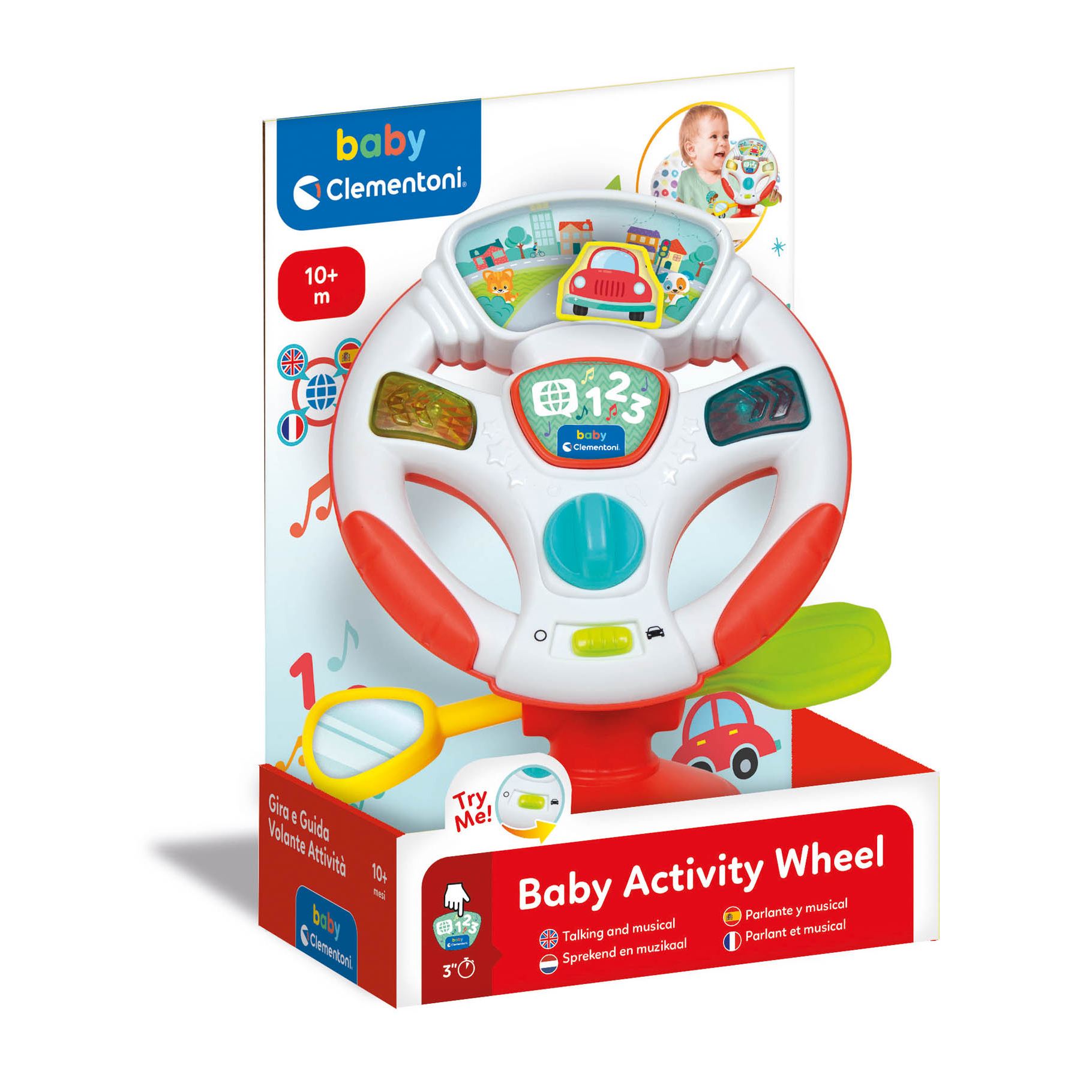 CLEMENTONI BABY STUURWIEL - 401 7532 - 040472