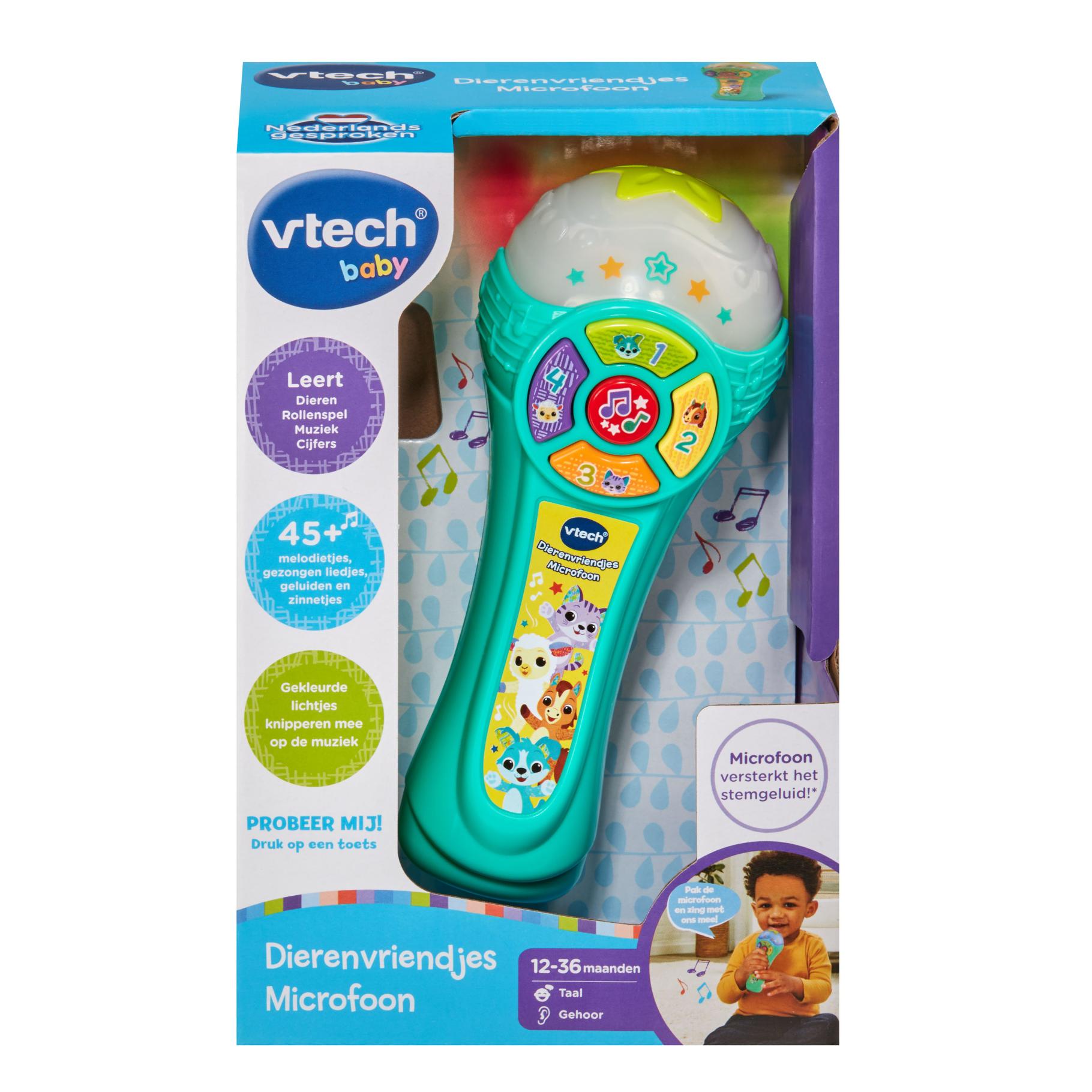 VTECH BABY MICROFOON DIERENVRIENDJES - 405 6772 - 0010538734