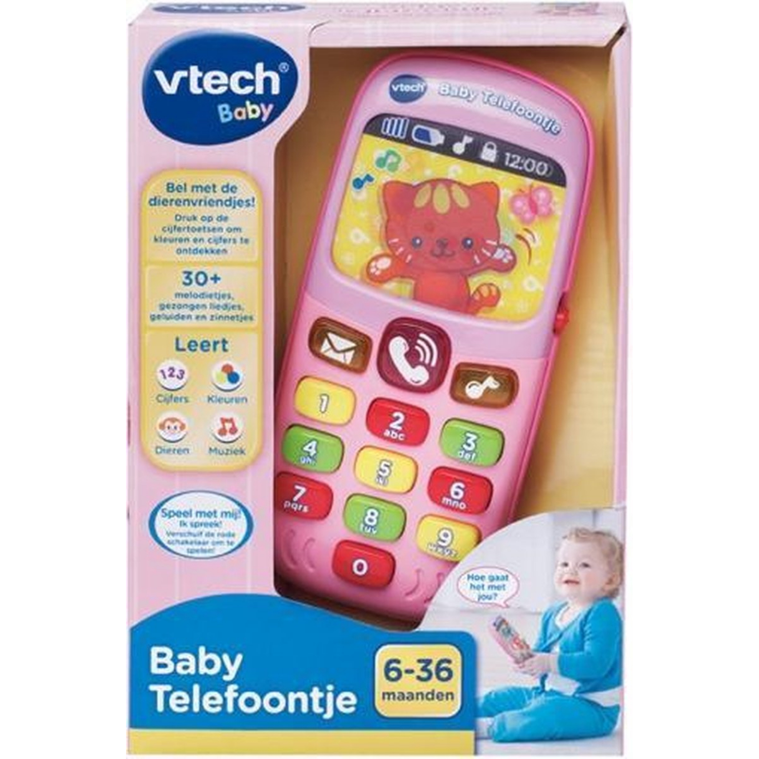 BABY TELEFOONTJE VTECH ROZE - 405 8152 - 483508