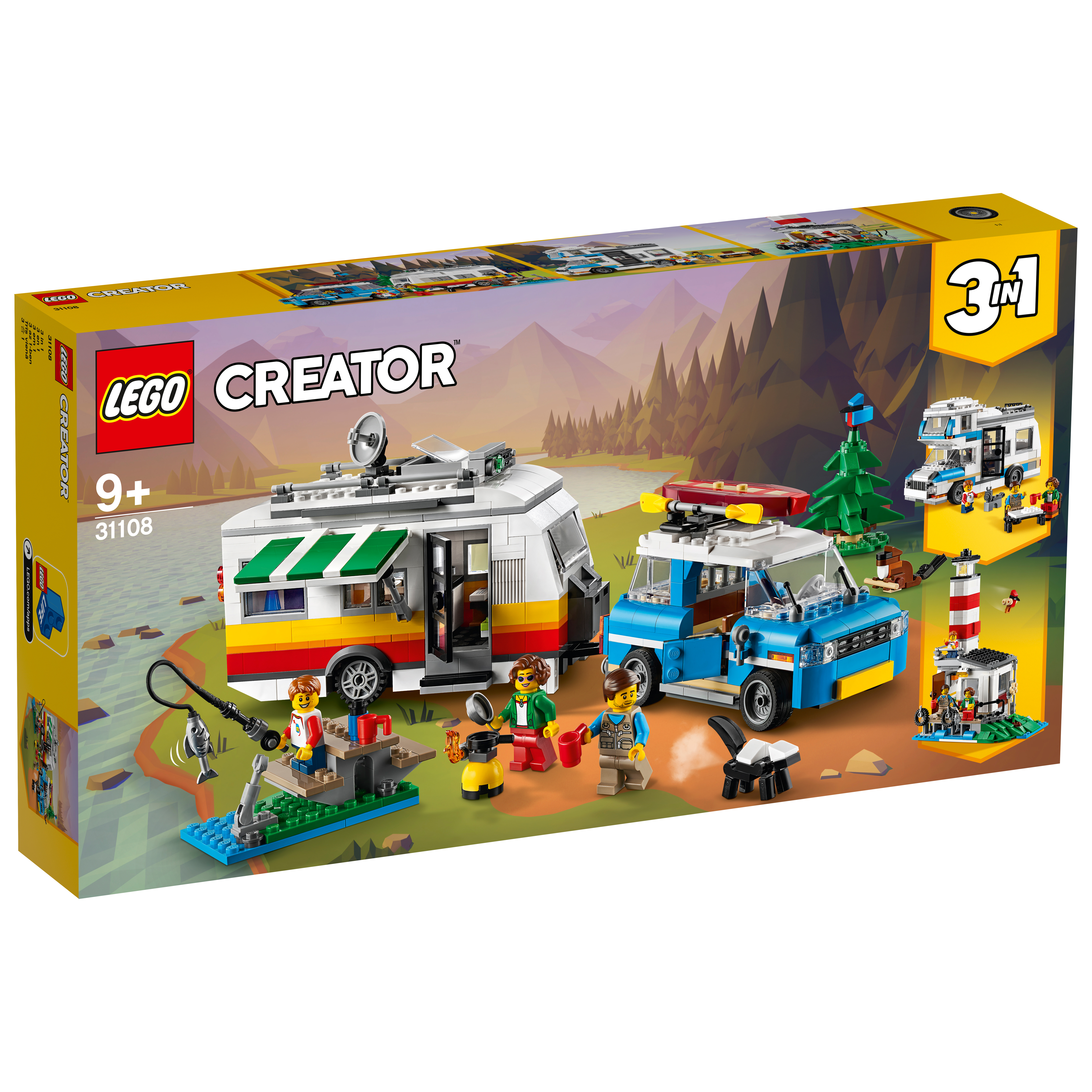 LEGO CREATOR 31108 VAKANTIE &amp; CARAVAN - 411 1108 - 516636