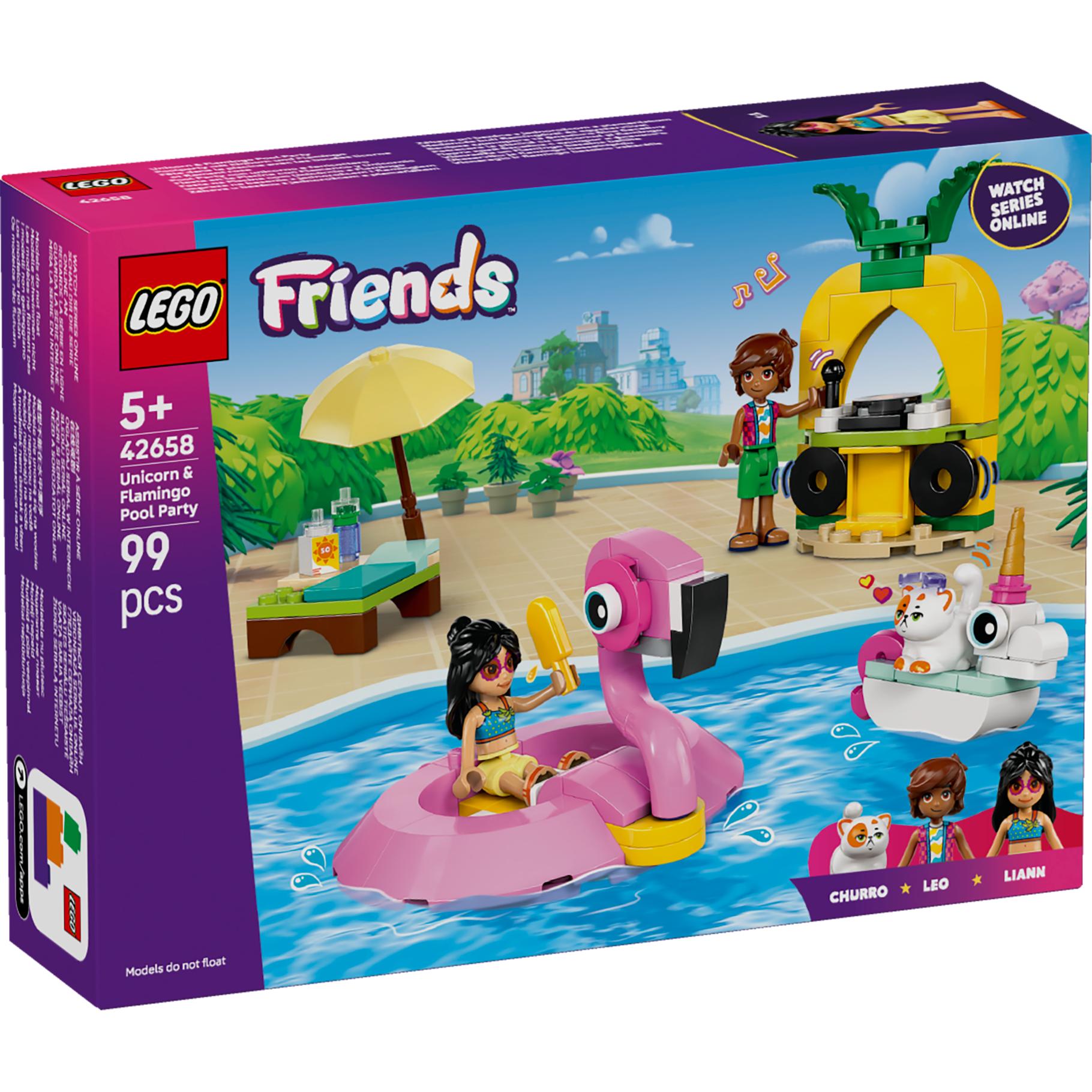 LEGO FRIENDS 42658 ZWEMBADFEESTJE - 411 5251 - 0010538103