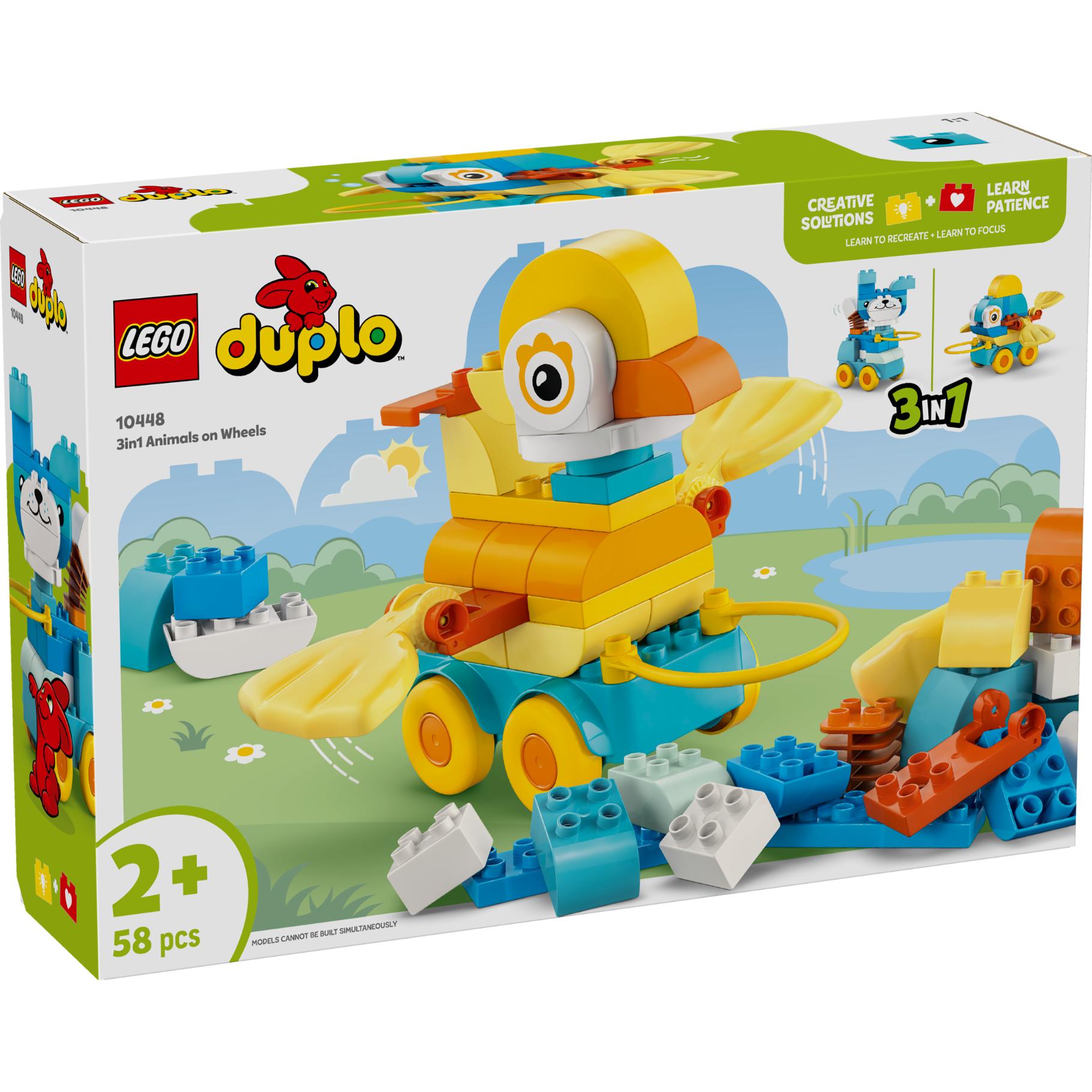 DUPLO 10448 3IN1 DIEREN OP WIELEN - 411 6197 - 0010538095
