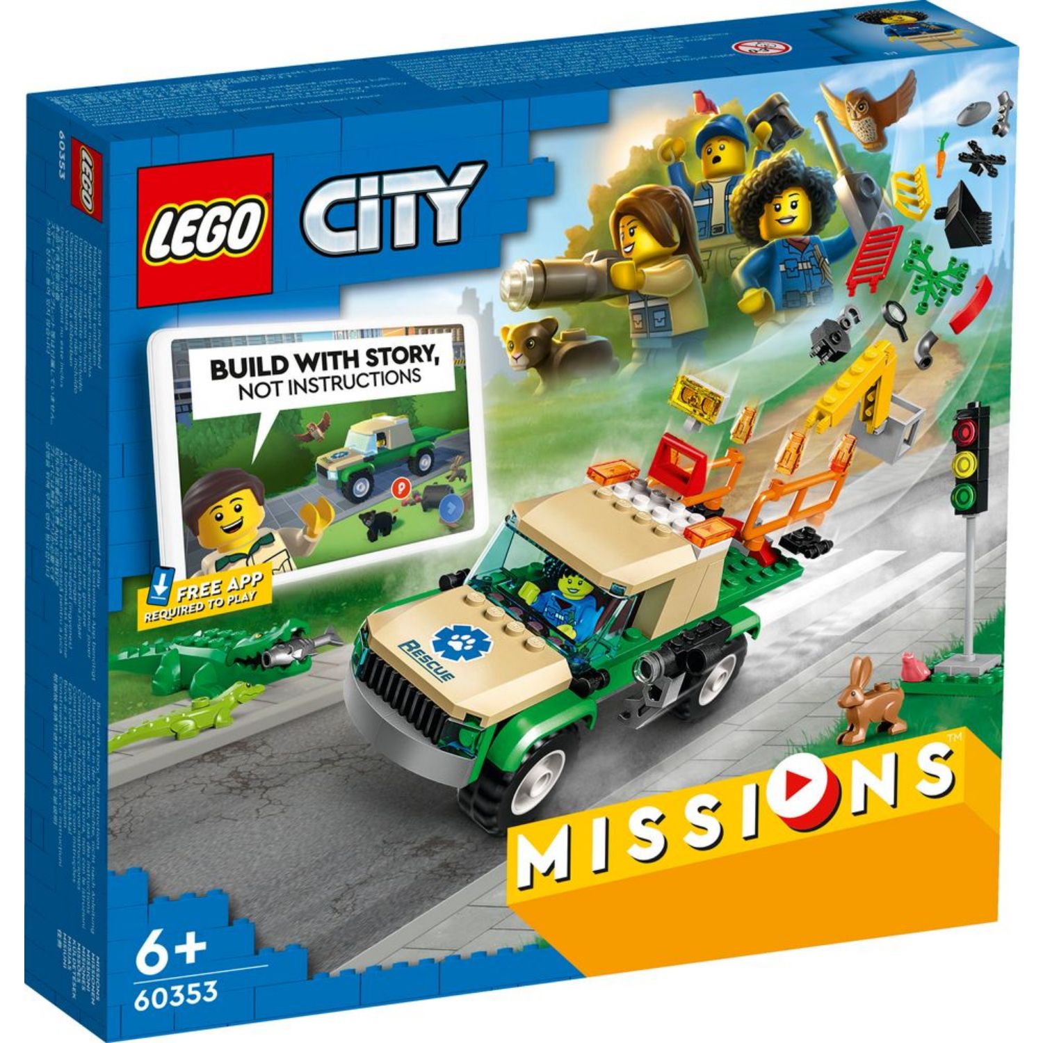 60353 LEGO MISSIONS WILDE DIEREN REDDING - 411 8974 - 508993