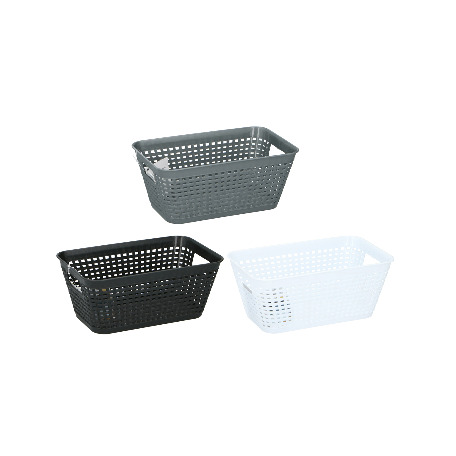 OPBERGMAND KUNSTSTOF 25X16X11 CM DIV - 417133 1 - 417133