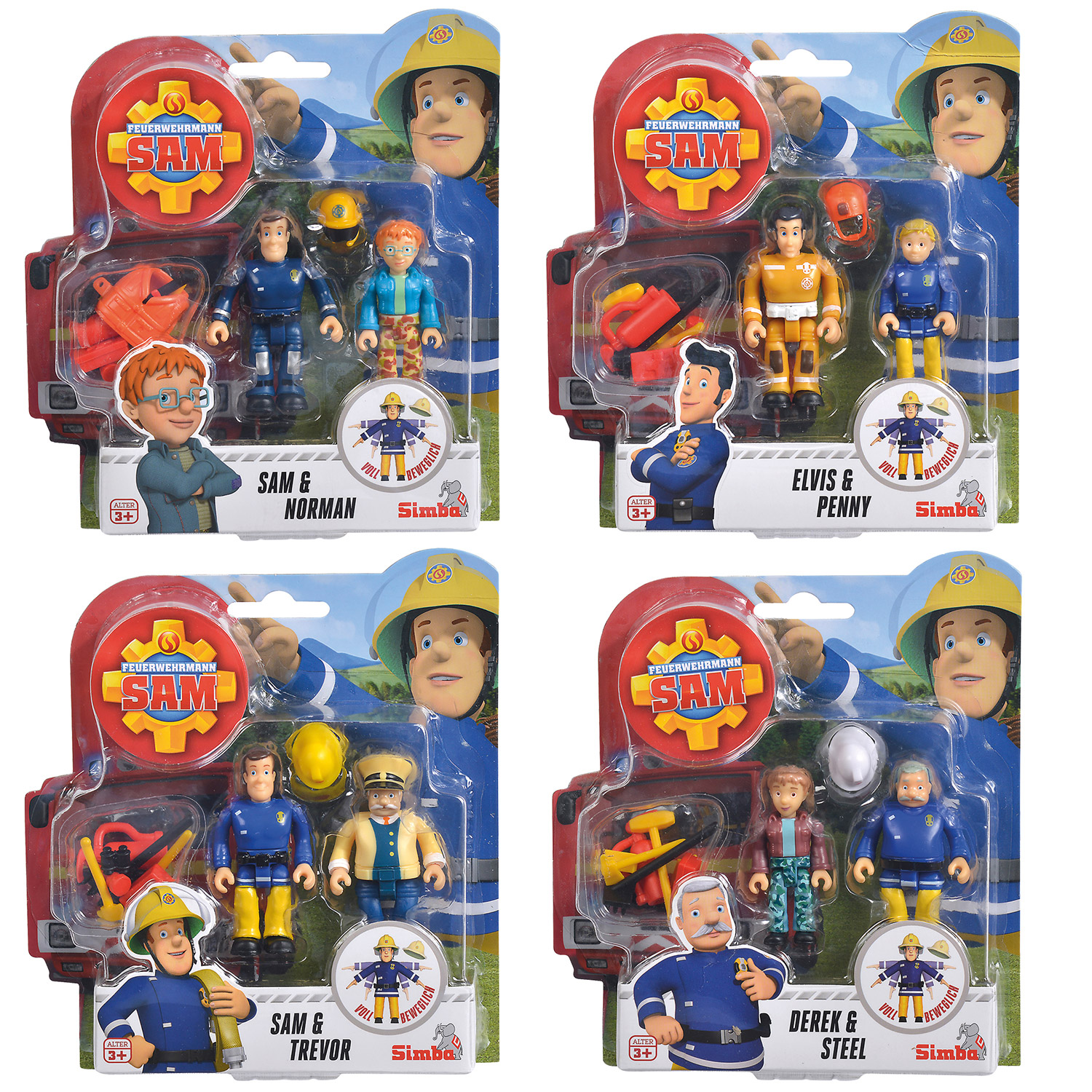 BRANDWEERMAN SAM FIGUREN ASS - 418 3038 - 516878