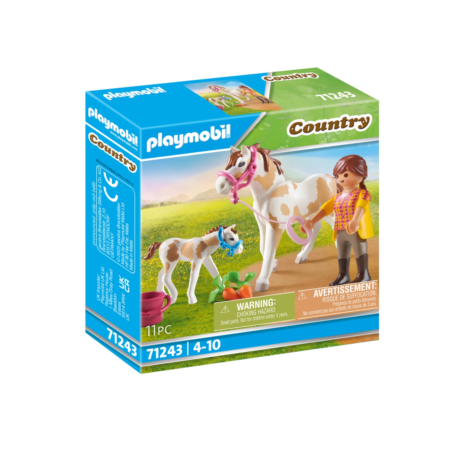 PLM 71243 COUNTRY PAARD MET VEULEN - 437 1243 - 531676