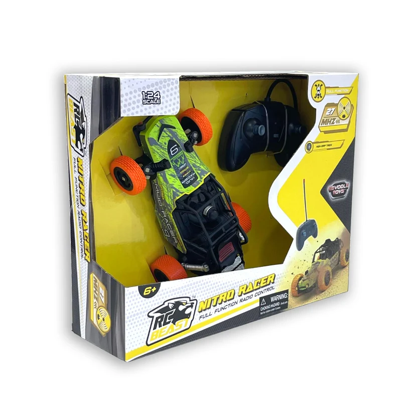 RC BEAST NITRO RACER 1:24 R/C - MUD RACE - 4894990245338 - 0010555282