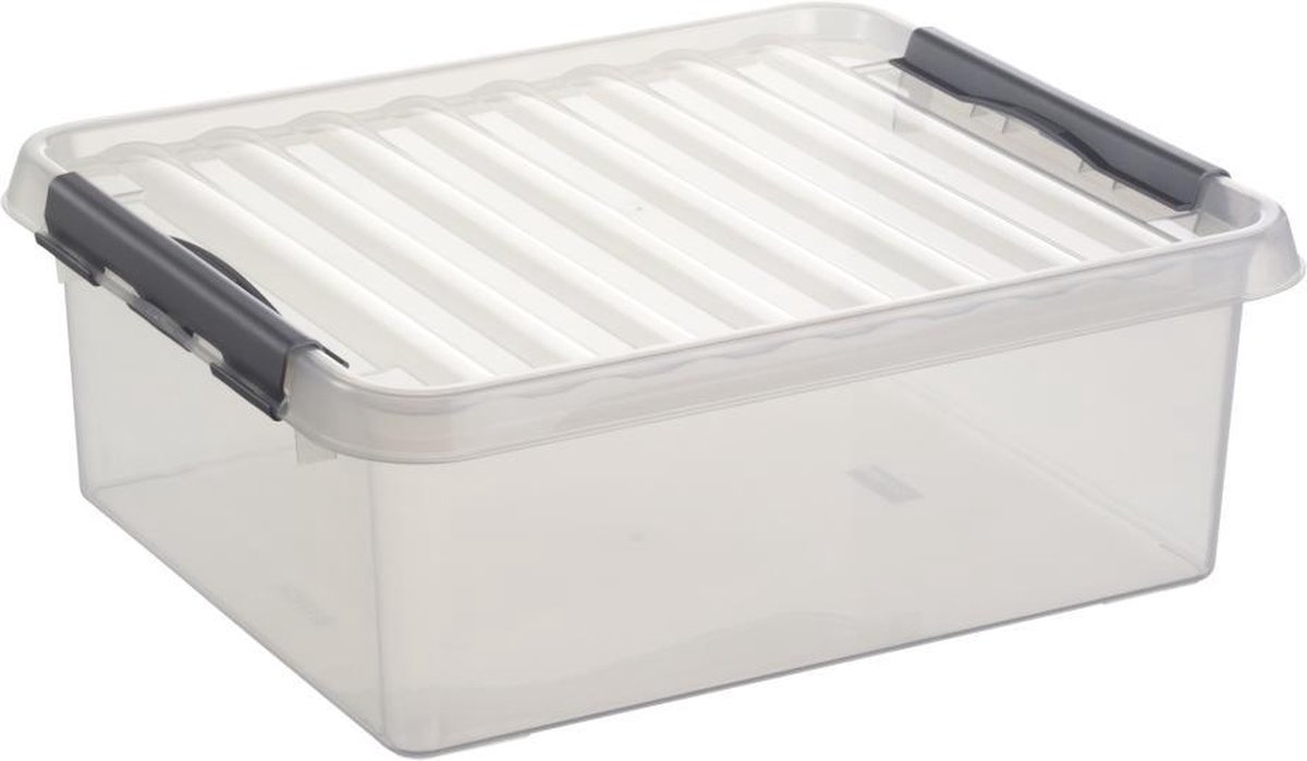 BOX+DEKSEL Q-LINE TRANSPARANT 25LTR - 5 10 20 30 33 - 006369