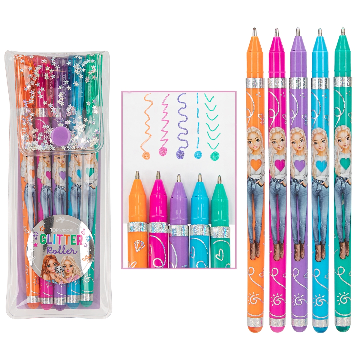 TOPMODEL GLITTER GEL ROLLER - 5 10 20 30 40 50 60 70 80 90 100 110 120 130 140 150 153 - 533861