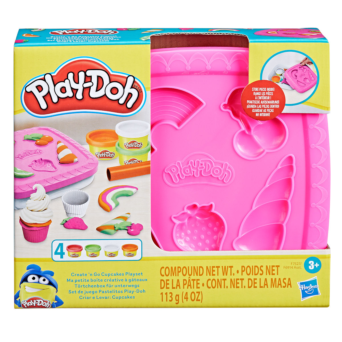 PLAY-DOH CREATE & GO CUPCAKE PLAYSET - 5010994196370 - 0010543011