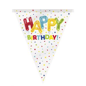 VLAGGENLIJN HAPPY BIRTHDAYBALLOON - 501329 - 501329