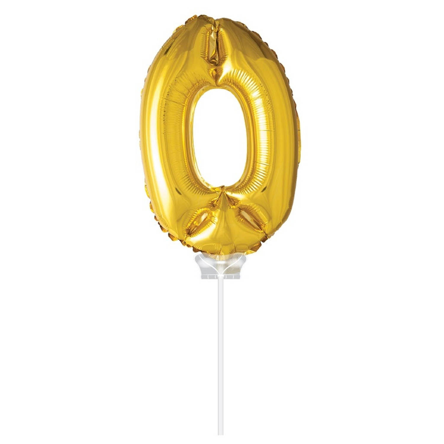 FOLIE OPBLAASCIJFER 0 GOUD - 510807 - 510807