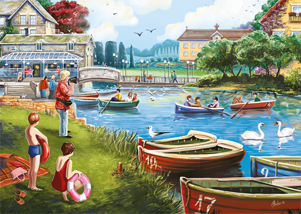 FALCON PUZZEL BOATING LAKE 1000ST - 529849 - 529849