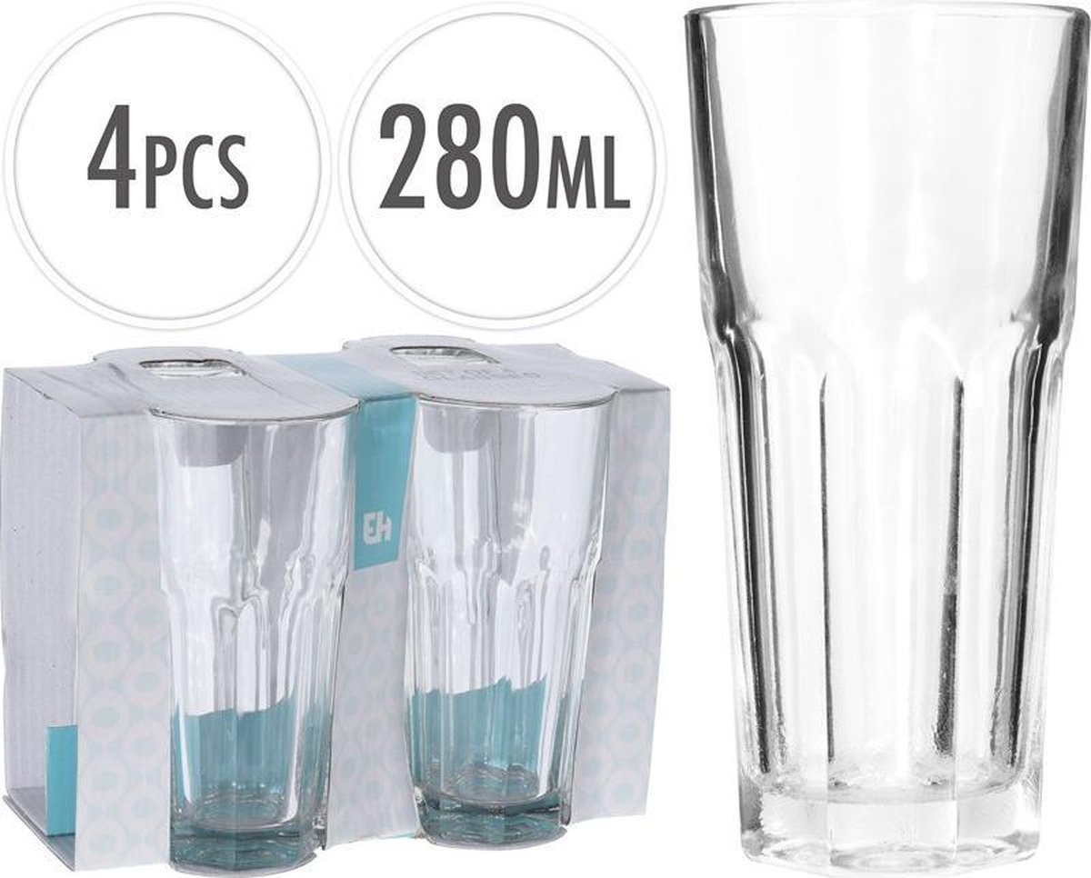 DRINKGLAZEN SET VAN 4 250 ML - 530800 - 530800