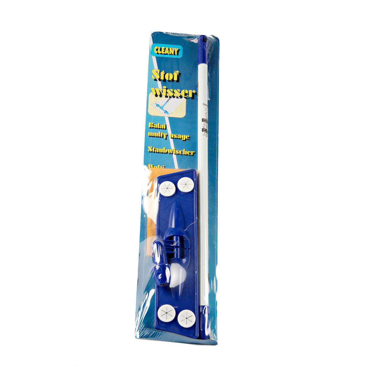 CLEANY STOFWISSER MET STEEL+DOEKJES - 5412276920541 - 531162