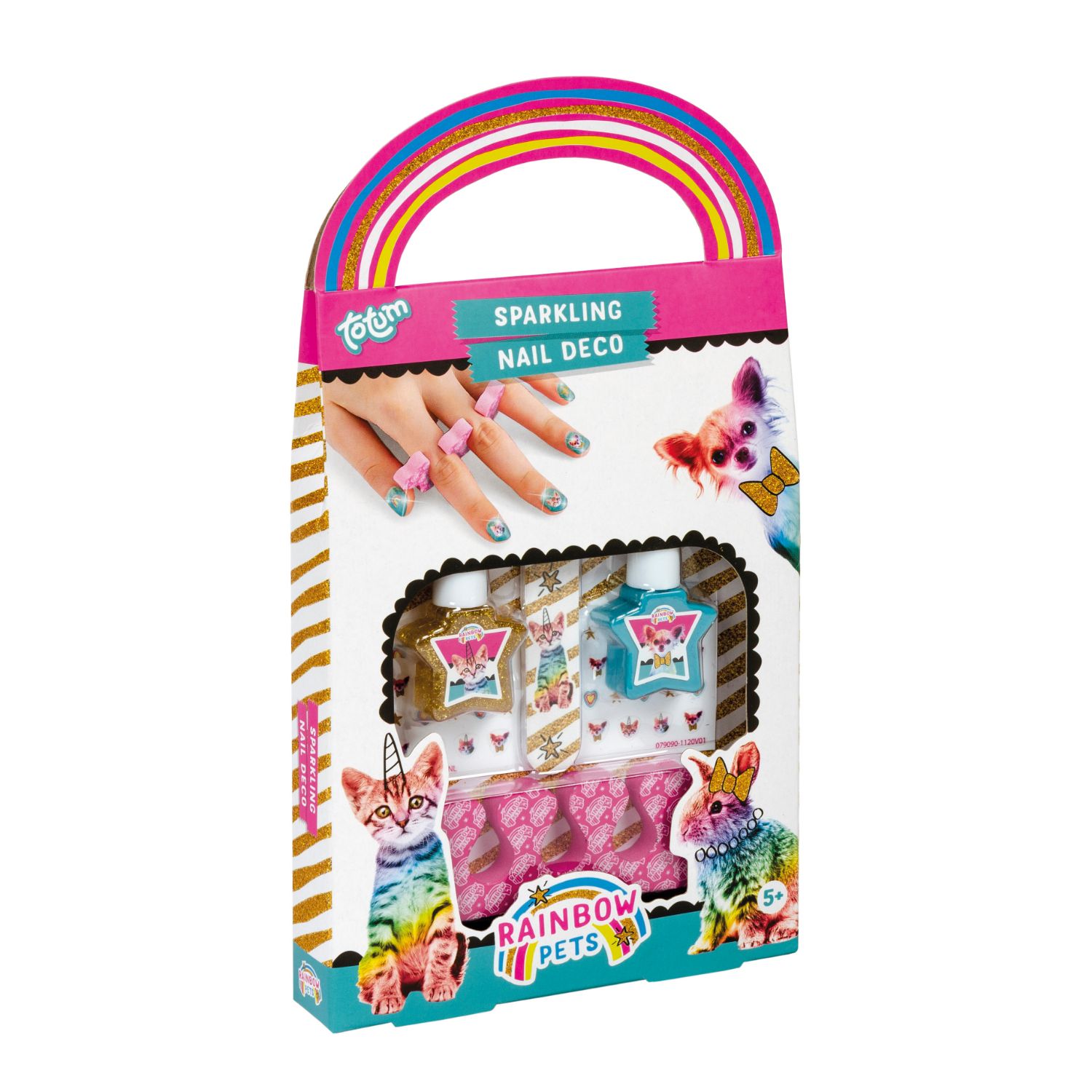 TOTUM RAINBOW PETS NAGELSET GLITTER - 556 9090 - 526963