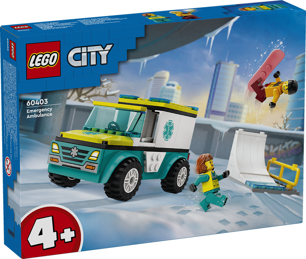 LEGO CITY 60403 AMBULANCE EN SNOWBOARDER - 5702017566764 - 533769
