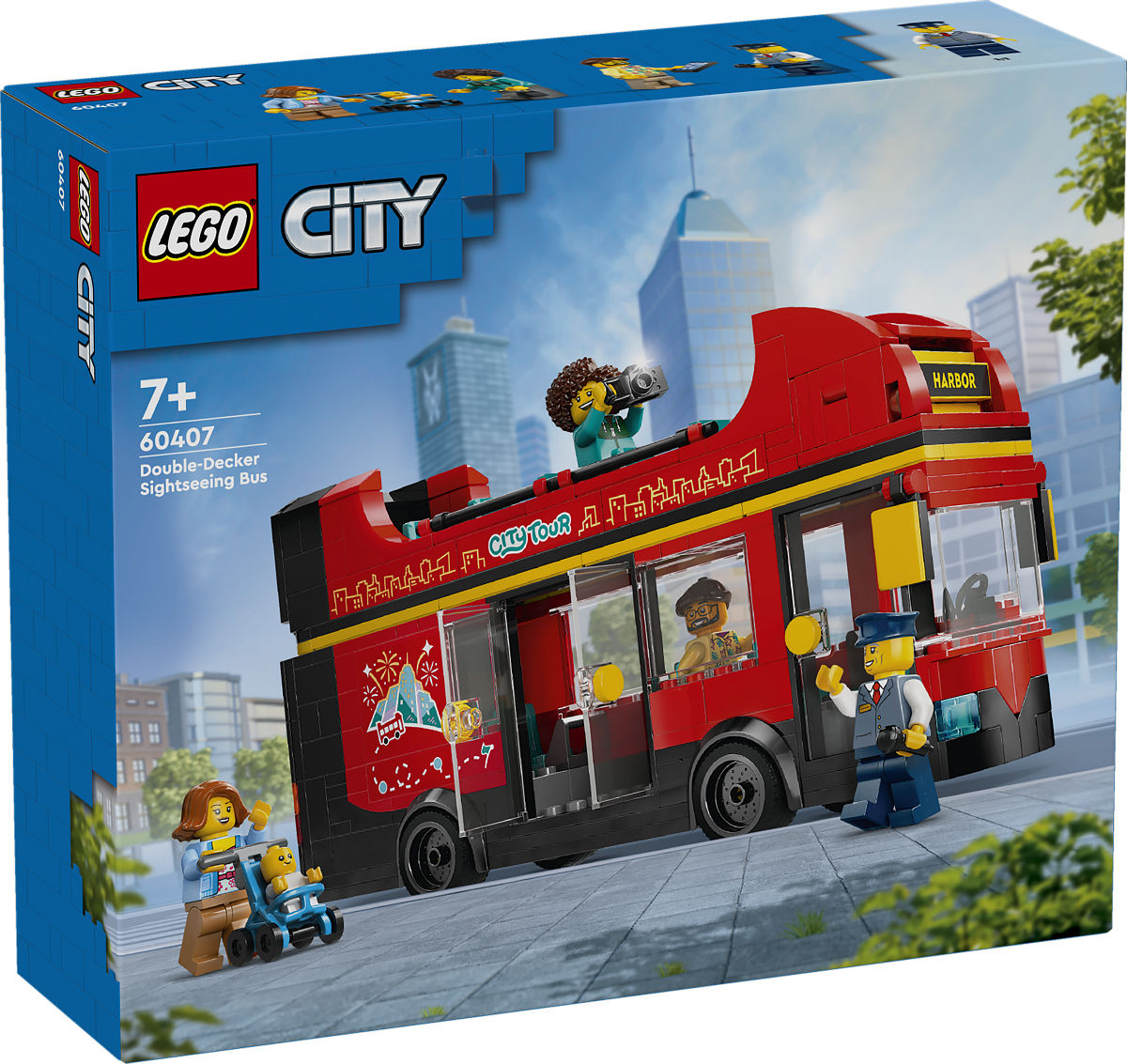 LEGO CITY 60407 DUBBELDEKKEN ROOD - 5702017582894 - 534974
