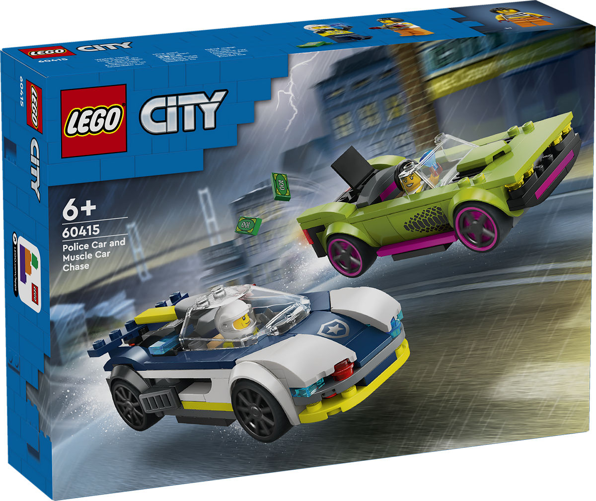 LEGO City Achtervolging door politieauto en racewagen (60415) - 5702017583679 - 533763