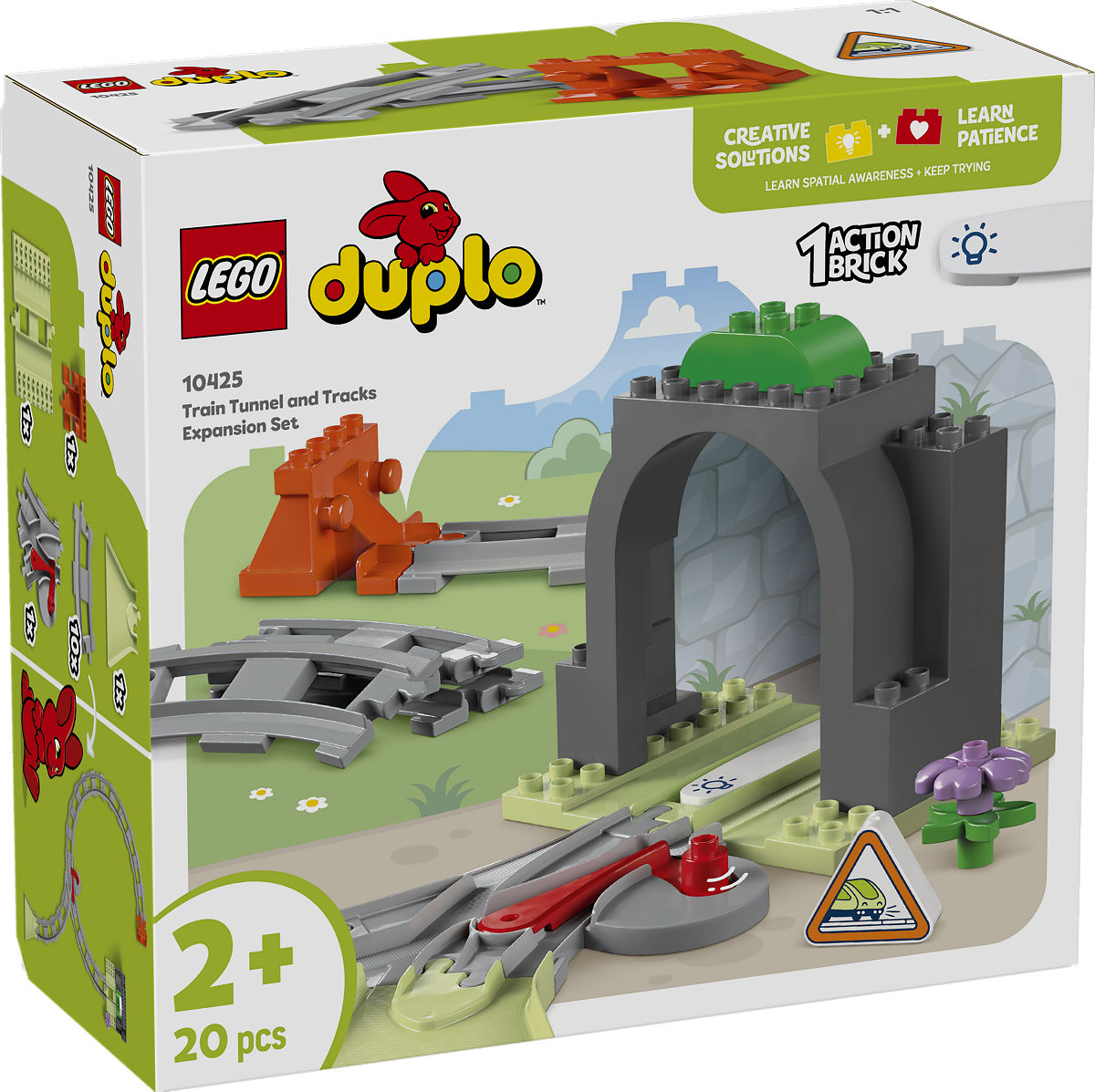 10425 DUPLO TREINTUNNEL RAILS UITBREIDIN - 5702017583808 - 537076
